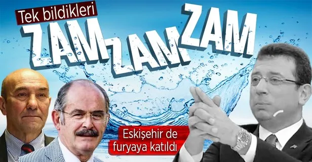 CHP’li Eskişehir Büyükşehir Belediyesi’nden şebeke suyuna %40 zam! AK Parti ve MHP’den ret oyu