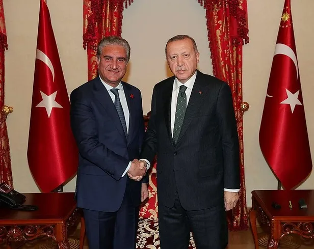 Başkan Erdoğan, Pakistan Dışişleri Bakanı Kureyşi'yi kabul etti-1