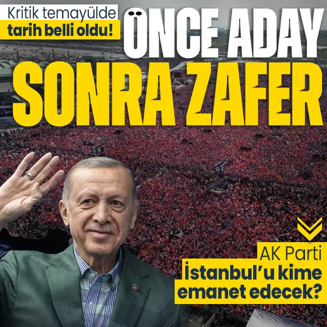 AK Partinin İstanbul adayı kim olacak? Başkan Erdoğan pazar günü İstanbul için temayül yoklaması yapacak