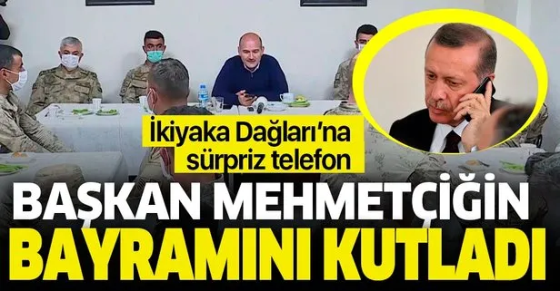 Son dakika: Başkan Erdoğan İkiyaka Dağları’ndaki askerlerin bayramını kutladı