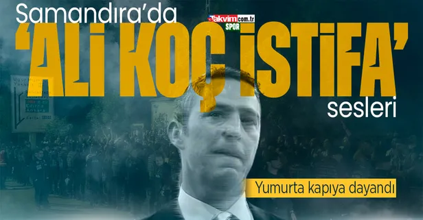 Galatasaray derbisi sonrası Fenerbahçe'de 'Ali Koç istifa' sesleri! Taraftarlar yumurta ve soğan fırlattı