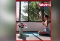 Şeyma Subaşı yoga videosu ile nefes kesti
