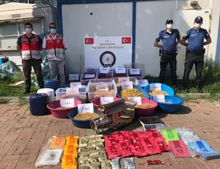 Emniyetten operasyon  Yüzlerce kilo kaçak nargile tütünü!