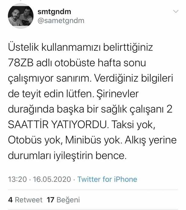 CHP'li İBB'nin ulaşım rezaleti devam ediyor: Sağlık çalışanı otobüsle değil taksiyle evine gitmek zorunda kaldı-3