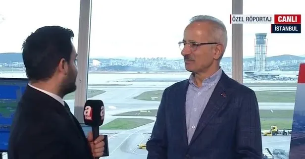 Ulaştırma ve Altyapı Bakanı Abdulkadir Uraloğlu, Sabiha Gökçen Havalimanı’na yapılan yeni pisti A Haber ekranlarında anlattı