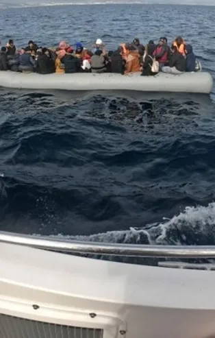 Muğla'da 48 düzensiz göçmen kurtarıldı