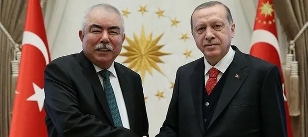 Cumhurbaşkanı Erdoğan Raşit Dostum’u kabul etti