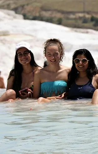 Pamukkale'de tüm zamanların rekoru kırıldı