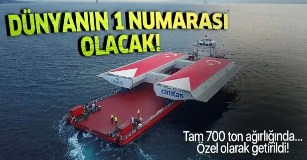 Dünyada bir ilk olacak: Özel olarak getirildi