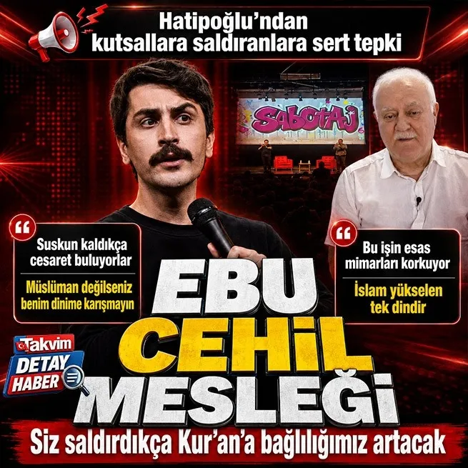 Nihat Hatipoğlu’ndan Deniz Göktaş tepkisi: Bu bir Ebu Cehil mesleği