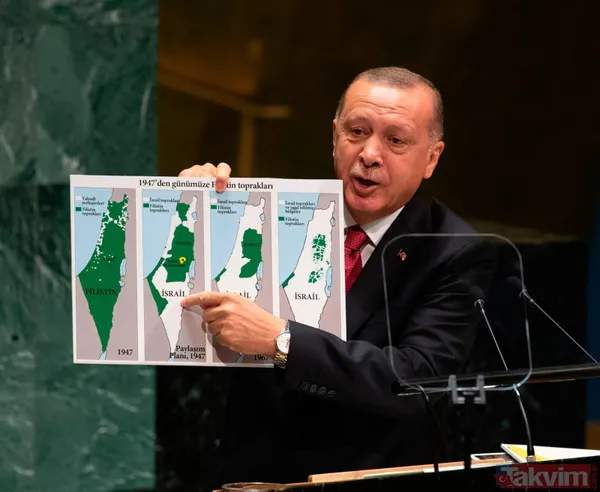 Başkan Recep Tayyip Erdoğan'dan 74.BM Genel Kurulu'nda önemli açıklamalar! İşte kare kare o tarihi anlar... - 5