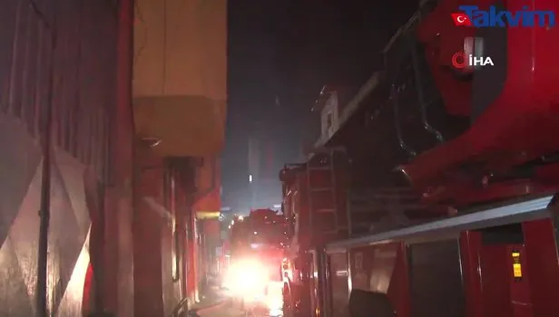 Son dakika: İstanbul Bayrampaşa'da yangın paniği! Yükselen dumanlar 1 itfaiye erini etkiledi