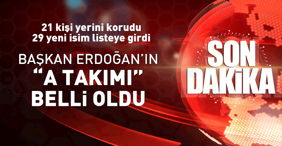 AK Partinin yeni MKYKsı belli oldu!
