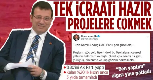 CHP’li İBB Başkanı Ekrem İmamoğlu’nun ’biz yaptık’ algısı yine elinde patladı: İşte Tuzla Kamil Abduş Gölü Parkı gerçekleri