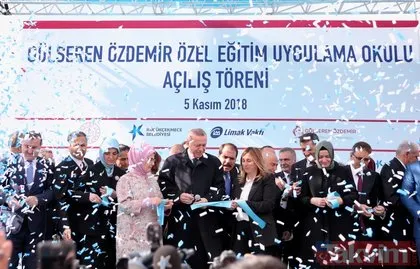Başkan Erdoğan, Gülseren Özdemir Özel Eğitim Uygulama Okulunun açılış törenine katıldı