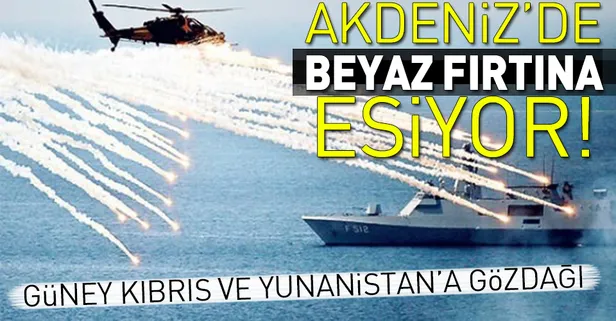 Akdeniz'de Beyaz Fırtına 2018 tatbikatı başladı