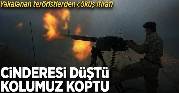 Yakalanan YPG’liler: Cinderesi düştü, kolumuz koptu