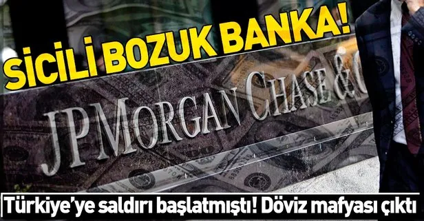 Sicili bozuk ABD bankası JP Morgan Chase