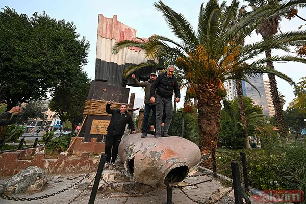 Esad rejiminin yıkılması sonrası Suriye meydanları bayram yeri! Şam, Halep, Humus... Başkan Erdoğan'a teşekkür - 10