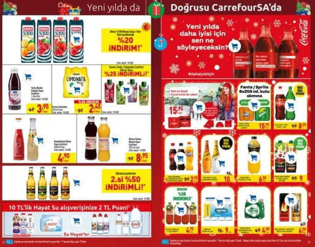 CarrefourSA 31 Aralık 2020 yılbaşı kataloğu! Çam ağacı ve süslerinde CarrefourSA'dan büyük indirim!-10