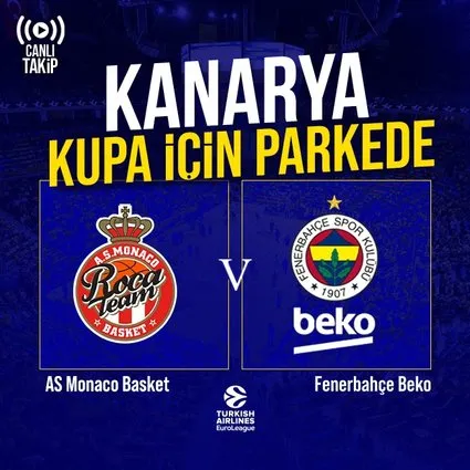 AS Monaco Basket - Fenerbahçe Beko | CANLI
