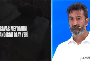 Savaş alanına dönmüş otel odası görüntülendi