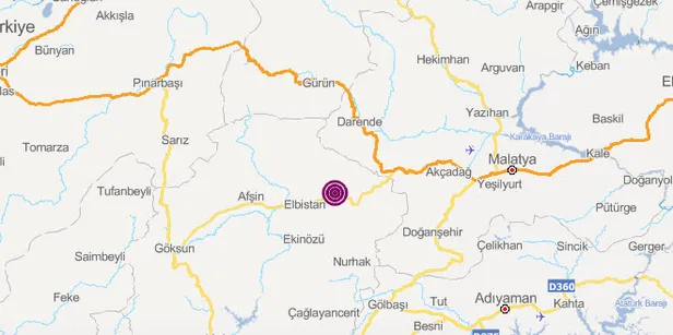 Kahramanmaraş Elbistan'da deprem! İşte Kandili Rasathanesi son depremler...-1