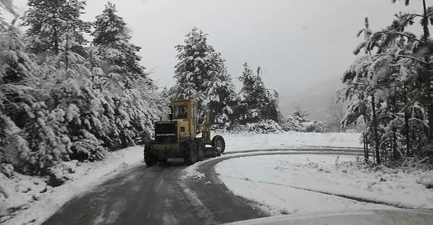 Düzce ve Zonguldak’ta 173 köy yolu ulaşıma kapandı