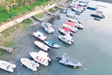 İznik gölü 350 metre çekildi