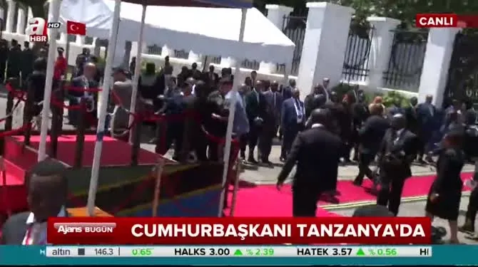Cumhurbaşkanı Erdoğan Tanzanya'da