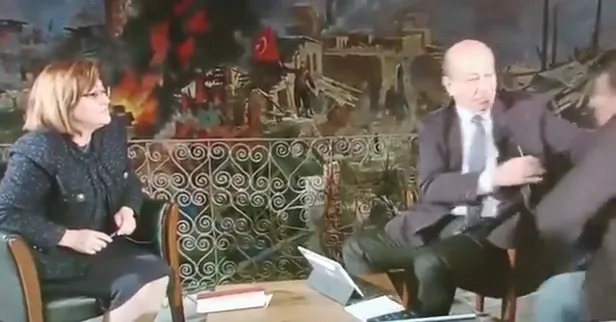 Yine Habertürk yine skandal! 'Gazeteci' Muharrem Sarıkaya ses ayarı yapan İHA personeli Ahmet Demir'e saldırıp tokat attı-2