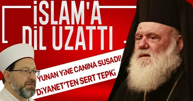 Yunan Başpiskoposu: İslam bir din değil!