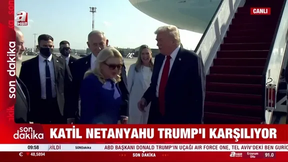 ABD başkanı Trump Tel Aviv'de