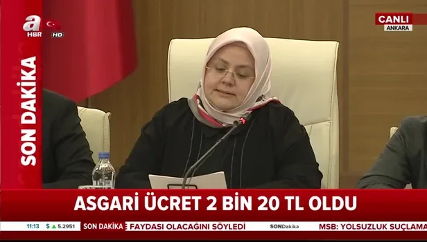 Asgari ücret belli oldu