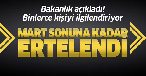 Son dakika: Milli Eğitim Bakanlığı açıkladı: Sürücü kursları sınavları ertelendi