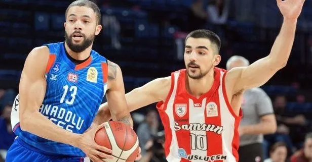 Anadolu Efes son nefeste! Reeder Samsunspor’u 91-86’lık skorla mağlup etti