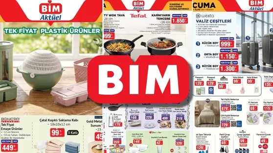 Cuma BİM’de 60’tan fazla ürün rafta!