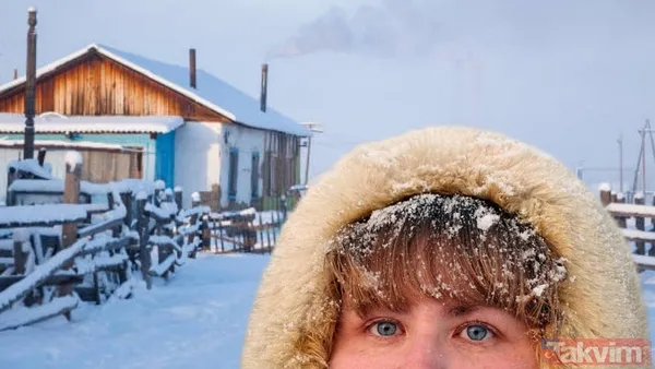 Dünyanın en soğuk köyü! Eksi 71’de insanlar evlerinde sauna kabinine sığınıyor - 1