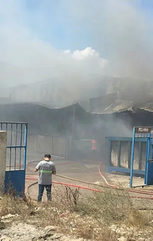 Kocaeli'de fabrika yangını! Hepsi küle döndü