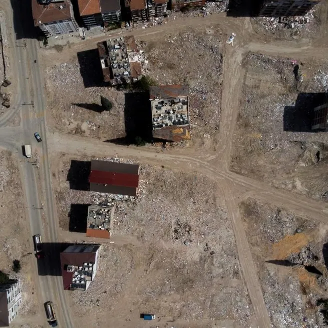 Kahramanmaraş depreminde yerle bir olan Hatayda enkaz kaldırma çalışmaları devam ediyor! İşte Hatayın son hali