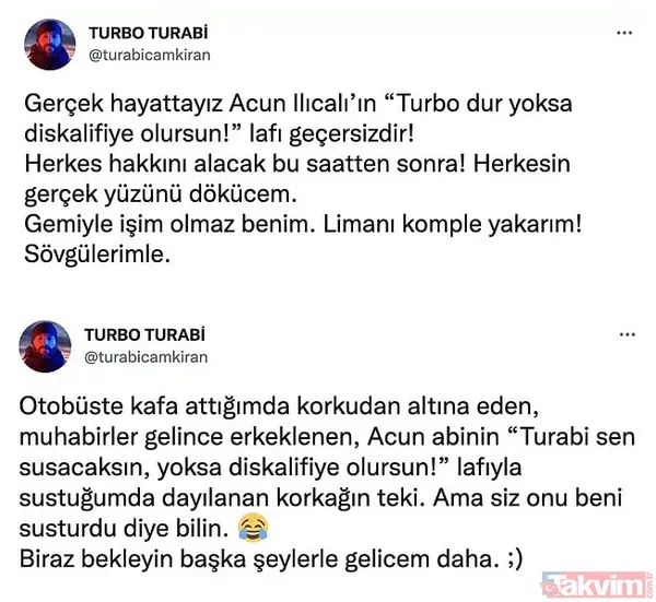 Survivor öncesi sular ısınmaya başladı "Sana direk lazım" Turabi Çamkıran ve Yiğit Poyraz daha şimdiden birbirine girdi - 24