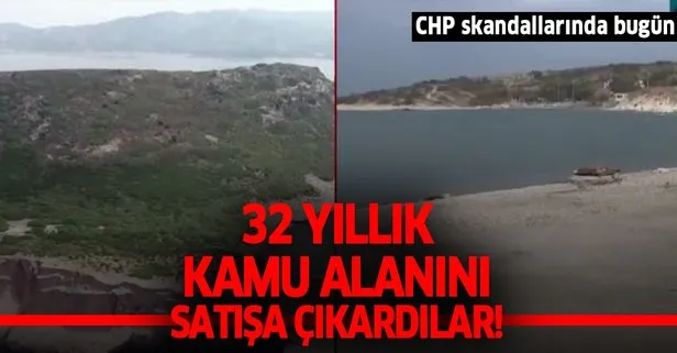 CHP’li İzmir Foça Belediyesi’nden bir skandal daha! Borçlarını ödemek için 32 yıllık kamu alanını satışa çıkardılar