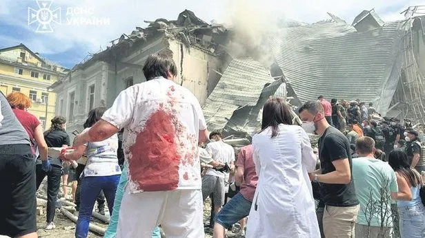 Rusya Kiev’e saldırdı: 31 kişi öldü 50 kişi yaralandı