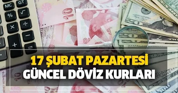 Dolarda son durum: 17 Şubat euro ve dolar ne kadar oldu? Güncel döviz kurları alış-satış fiyatı