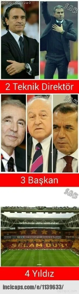Galatasaray’ın şampiyonluk caps’leri