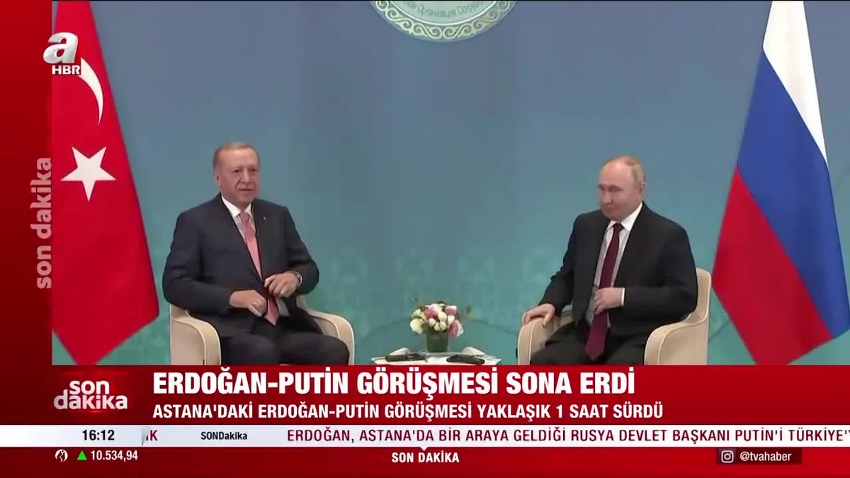 Başkan Erdoğan – Putin görüşmesi sona erdi