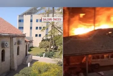 İsrail’in vurduğu ve 500 kişiye mezar olan Gazze’deki El-Ehli Baptist Hastanesi’nin son hali!