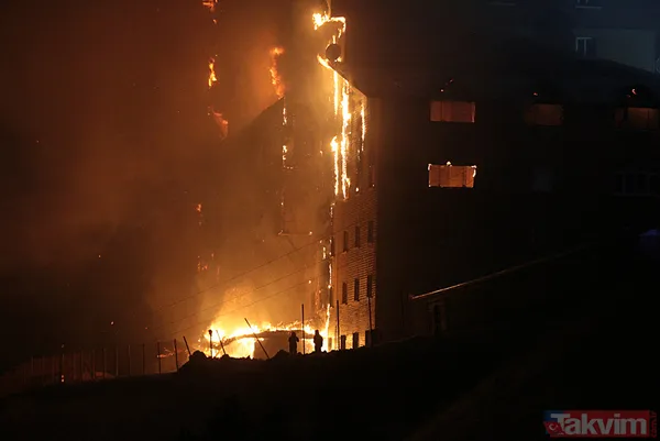 Grand Kartal Otel'den yardım çığlıkları: Çarşafla kurtulmaya çalıştılar | Yangın merdiveni detayı! Otel çalışanı anlattı: İhmal var - 5