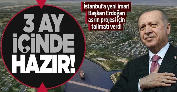 Başkan Erdoğan’dan asrın projesi Kanal İstanbul için yeni imar talimatı: Evler 5 katlı olacak