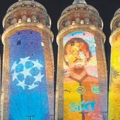 Galata’da görsel şölen